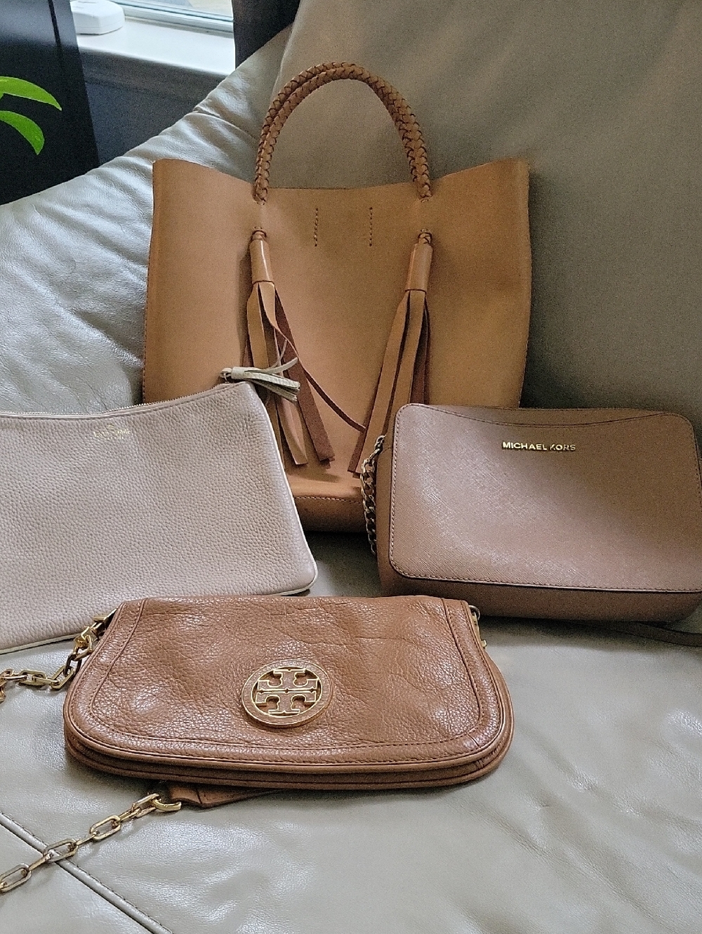 Michael Kors, Kate Spade, Tory Burch, and Madewell Purse Lot - Picture 1 of 5